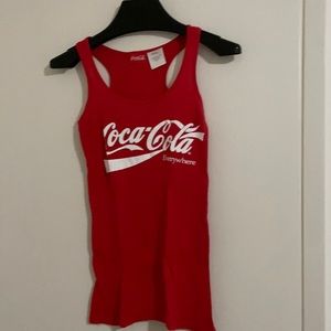 Coca-cola razer back tank top